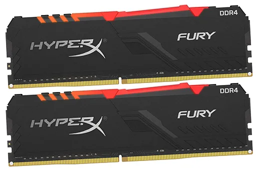 Оперативная память 16 GB kit Kingston HyperX Fury RGB HX430C15FB3AK2/16