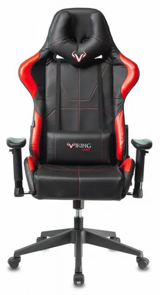 Игровое компьютерное кресло Zombie VIKING-5-AERO черный/красный