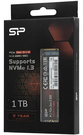 SSD накопитель 1 TB Silicon Power UD70 SP01KGBP34UD7005