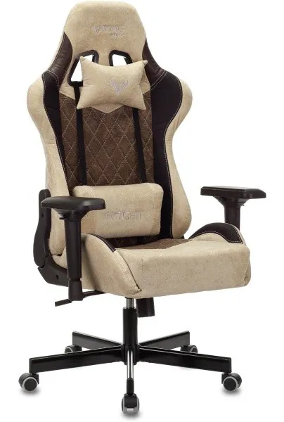 Игровое компьютерное кресло Zombie VIKING 7 KNIGHT Fabric коричневый