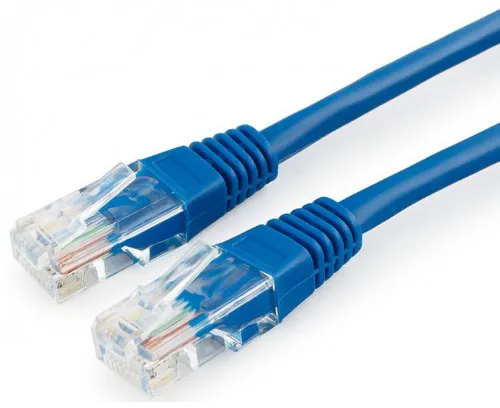 Патч корд UTP 5e-Cat 0.25 m Cablexpert PP10-0.25M/B синий