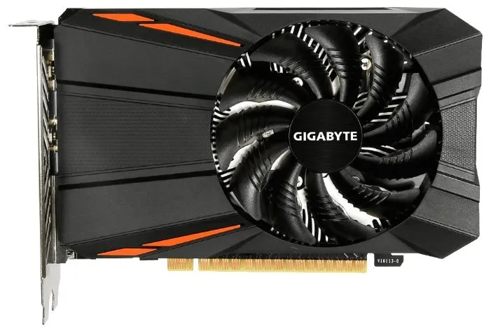Видеокарта 4 Gb Gigabyte GTX 1050 Ti GV-N105TD5-4GD