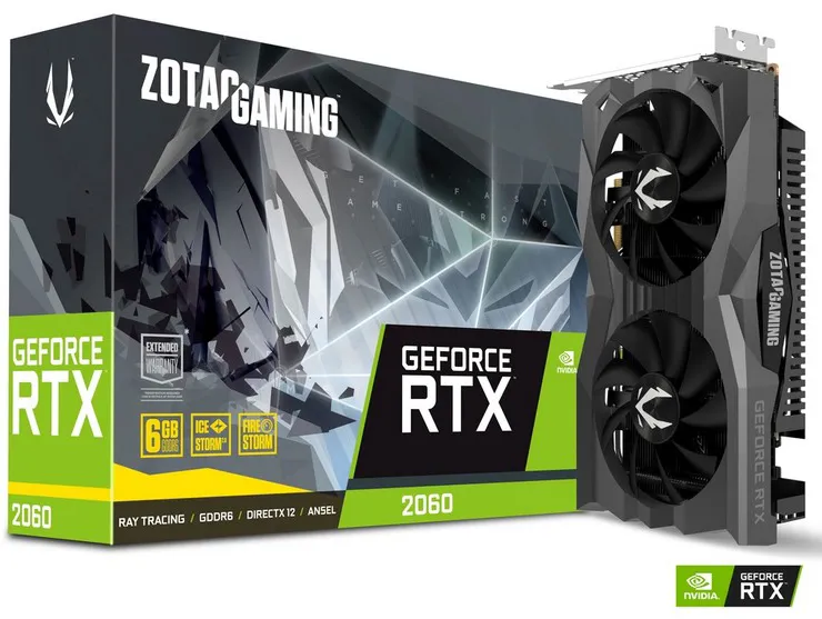 Видеокарта 6Gb ZOTAC RTX2060 ZT-T20600H-10M