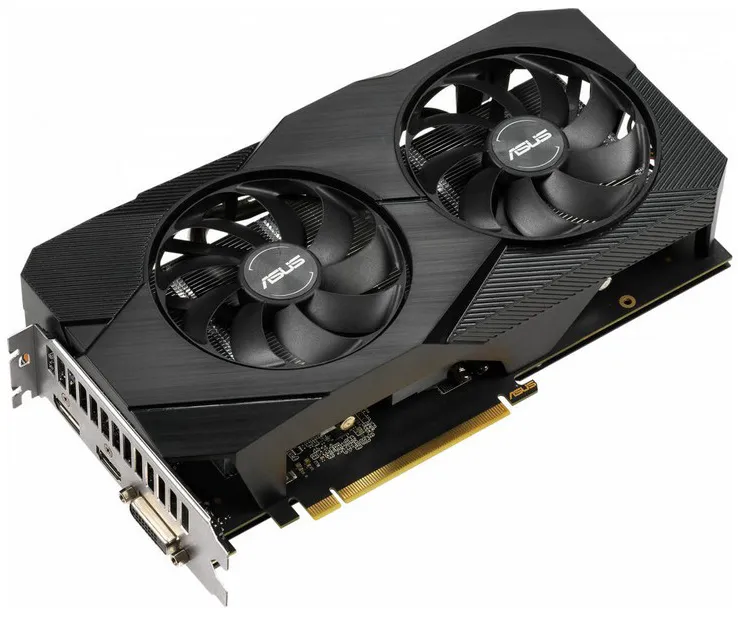 Видеокарта 6Gb Asus DUAL GTX 1660 DUAL-GTX1660-A6G-EVO