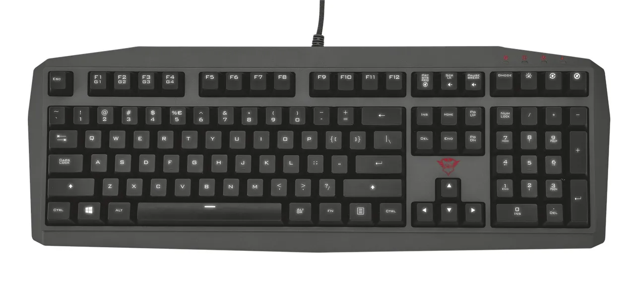 Клавиатура игровая TRUST US GXT880 MECHANICAL KB