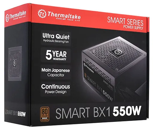 Блок питания 550W Thermaltake Smart BX1 PS-SPD-0550NNSABE-1