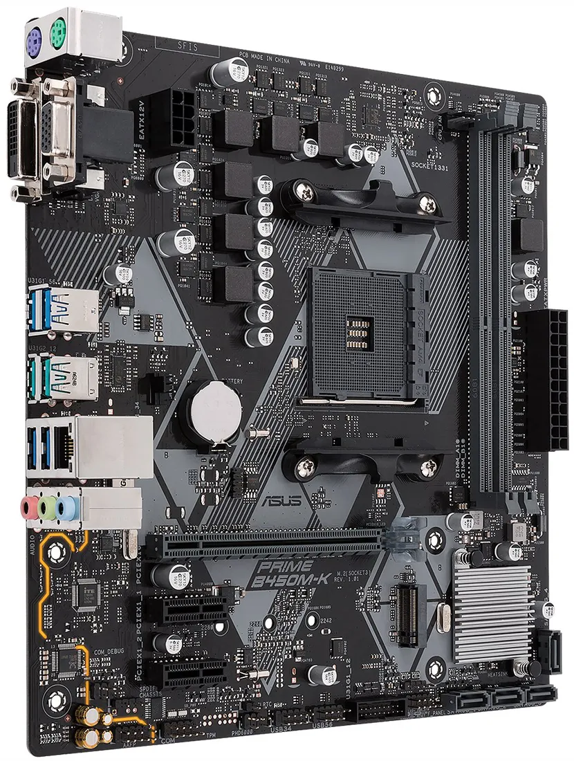 Материнская плата ASUS PRIME B450M-K