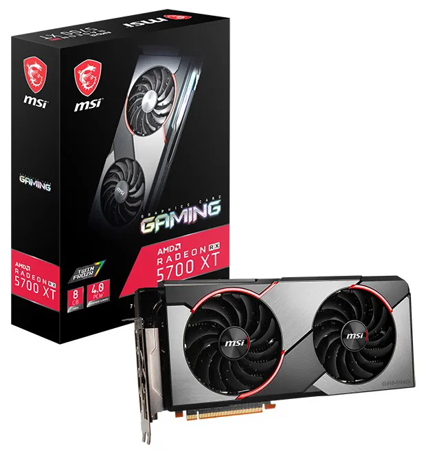 Видеокарта 8GB MSI AMD RX 5700 XT GAMING