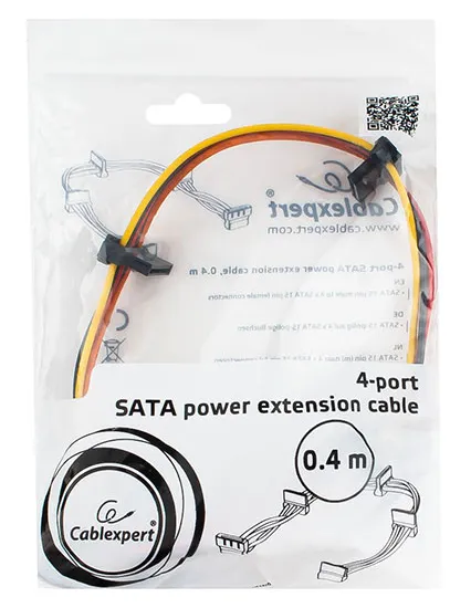Переходник питания SATA, Cablexpert CC-SATAMF-03, 0.3m, OEM