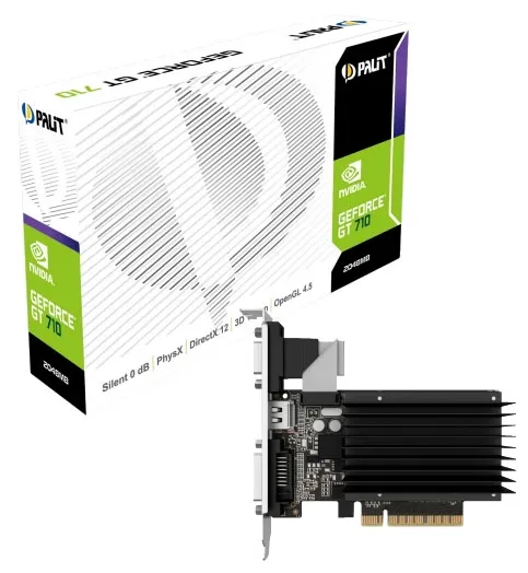 Видеокарта 2 GB Palit GeForce GT710 NEAT7100HD46