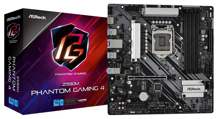 Материнская плата ASRock Z590M PHANTOM GAMING 4