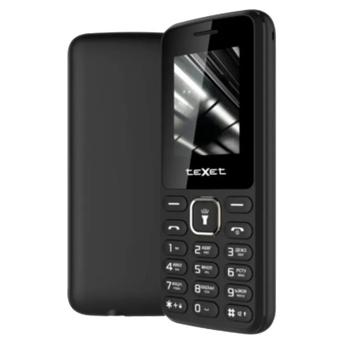 Мобильный телефон Texet TM-118 черный