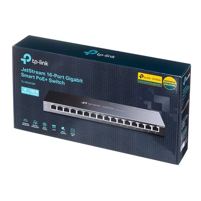 Коммутатор TP-Link TL-SG2016P