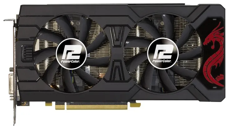 Видеокарта 8 GB PowerColor Red Dragon AXRX 570 8GBD5-3DHD/OC