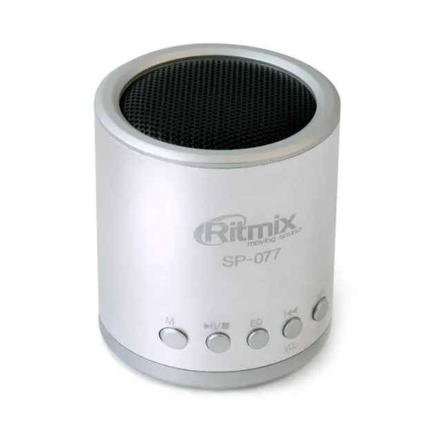 MP3 плеер+спикер Ritmix SP-077 Серебрянный