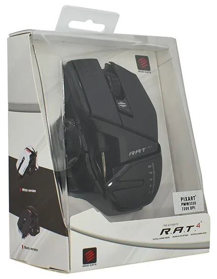Мышь Mad Catz  R.A.T. 4+ black