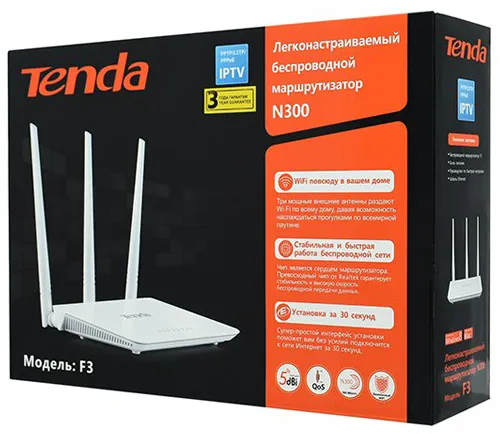 Маршрутизатор Tenda F3