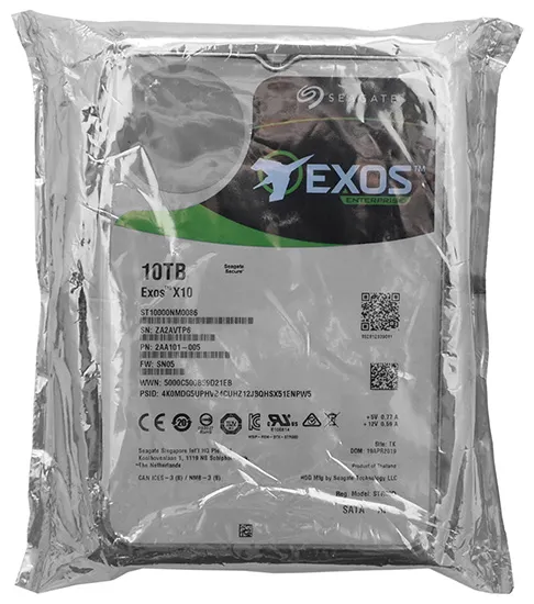 Жесткий диск 10Tb Seagate Exos X10 ST10000NM0086