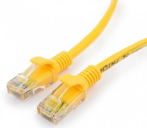 Патч корд UTP 5e-Cat 30 m Cablexpert PP12-30M/Y желтый