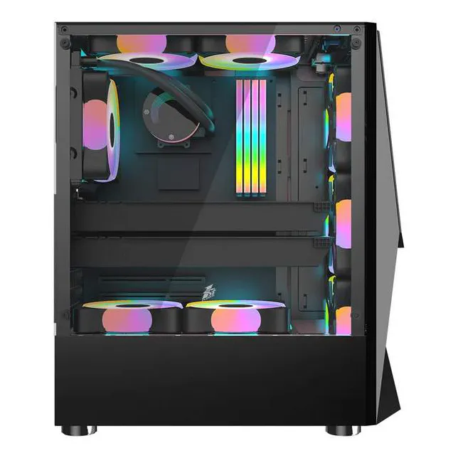 Корпус для ПК 1STPLAYER DK-3-BK DK-3-BK-1F5M-2F5S