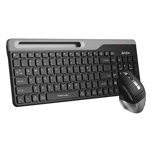 Клавиатура мышь беспроводная A4tech FB2535C Smoky Grey