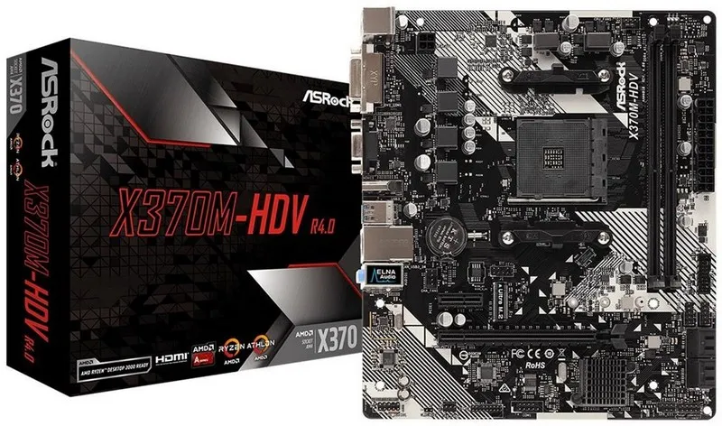 Материнская плата ASRock X370M-HDV R4.0