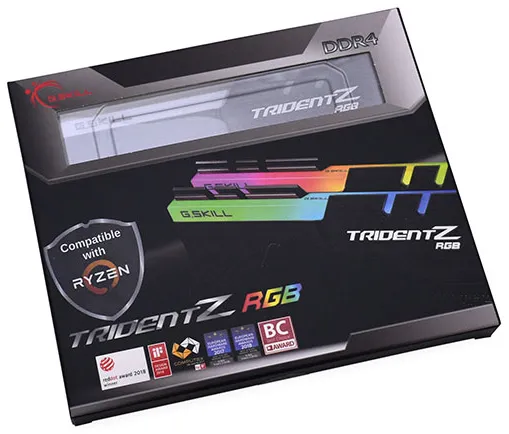 Оперативная память 16 GB kit G.SKILL TRIDENT Z RGB F4-3600C18D-16GTZRX