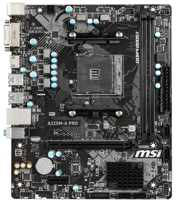 Материнская плата MSI A320M-A PRO