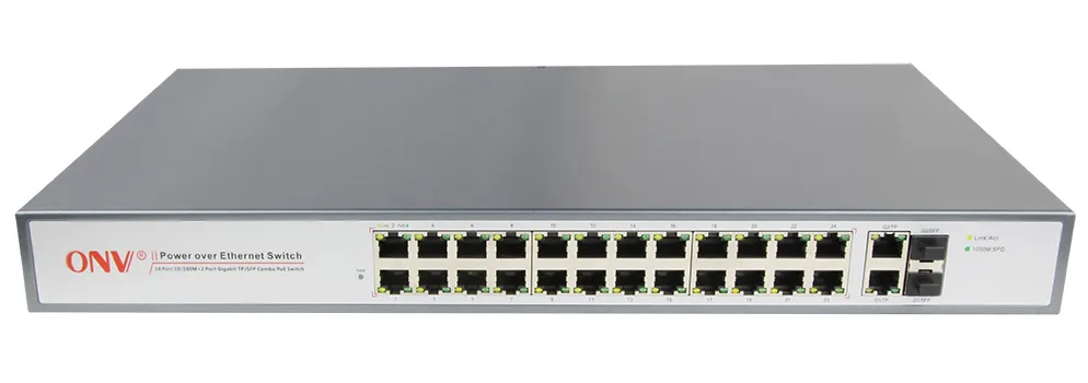 Коммутатор ONV PoE POE31024PFA
