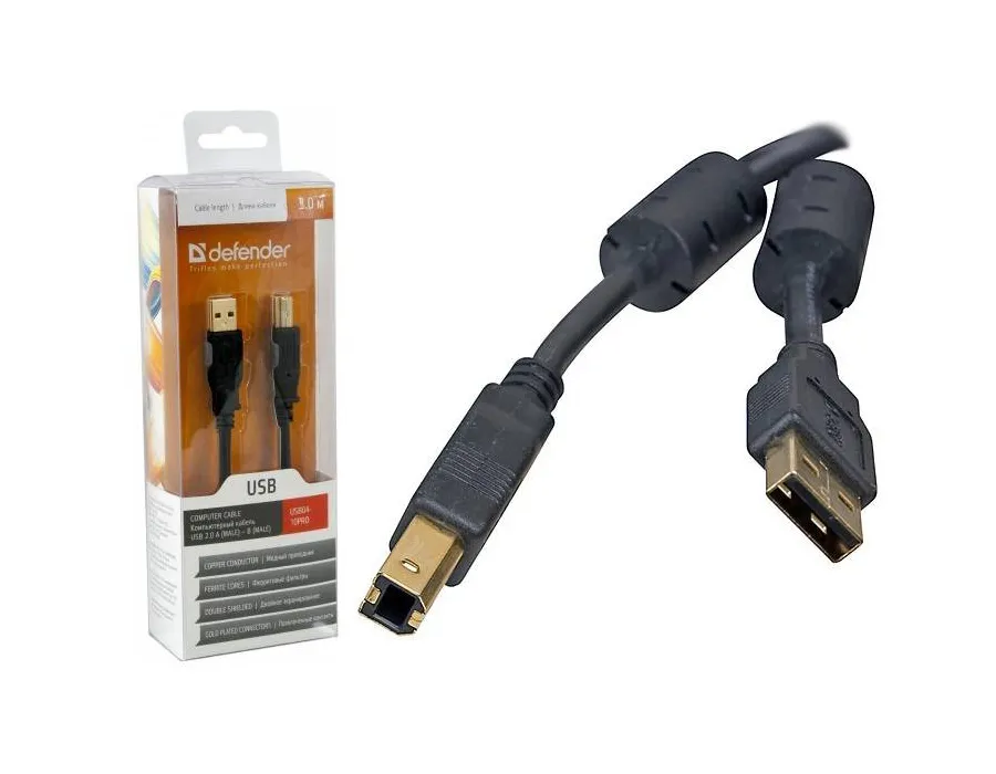 Кабель DEFENDER USB04-06PRO USB 2.0 AM-BM