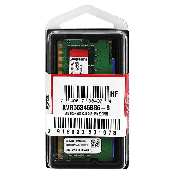 Оперативная память 8 GB Kingston KVR56S46BS6-8