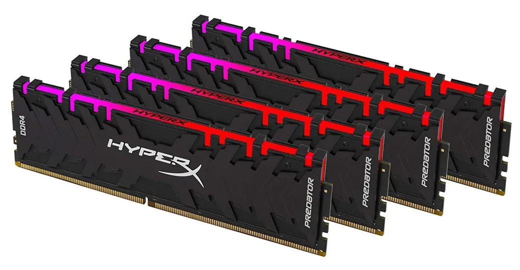 Оперативная память 64 Гб kit Kingston HyperX Predator RGB HX430C15PB3AK4/64