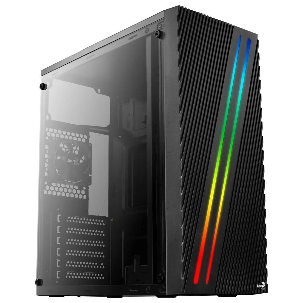 Корпус для ПК ATX midi tower AeroCool Streak-A-BK-v1