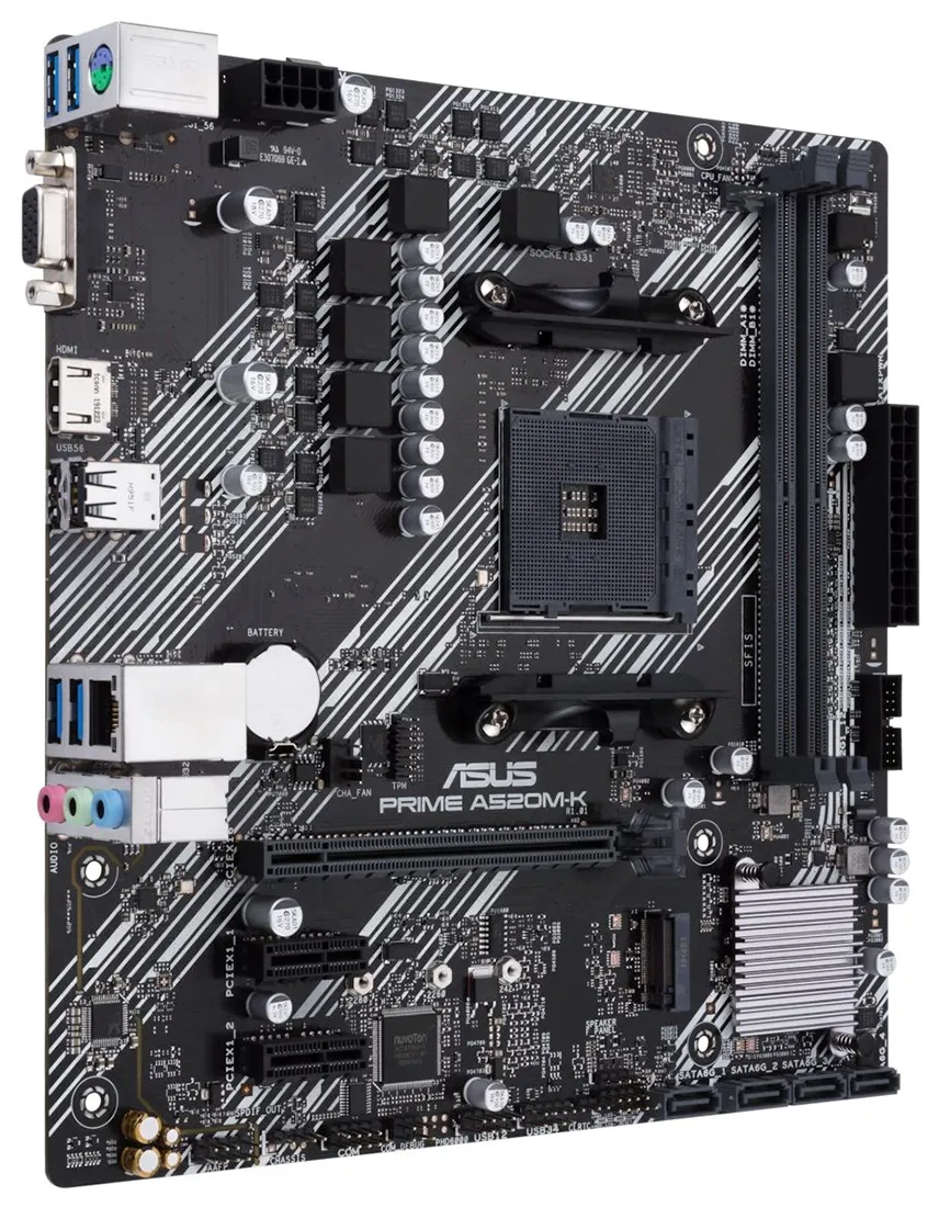 Материнская плата ASUS PRIME A520M-K