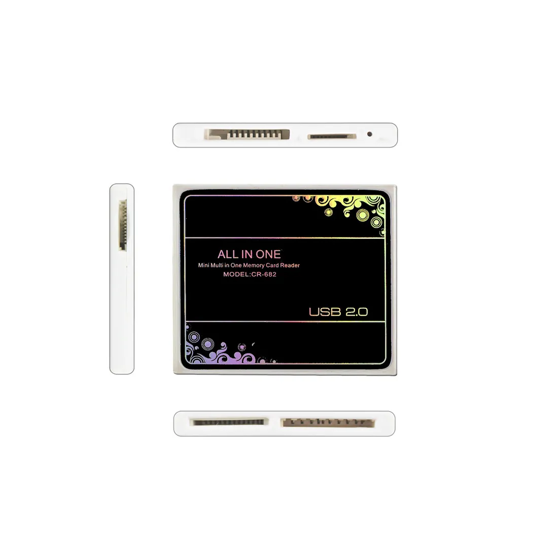 Картридер Deluxe DCR004BK Чёрный