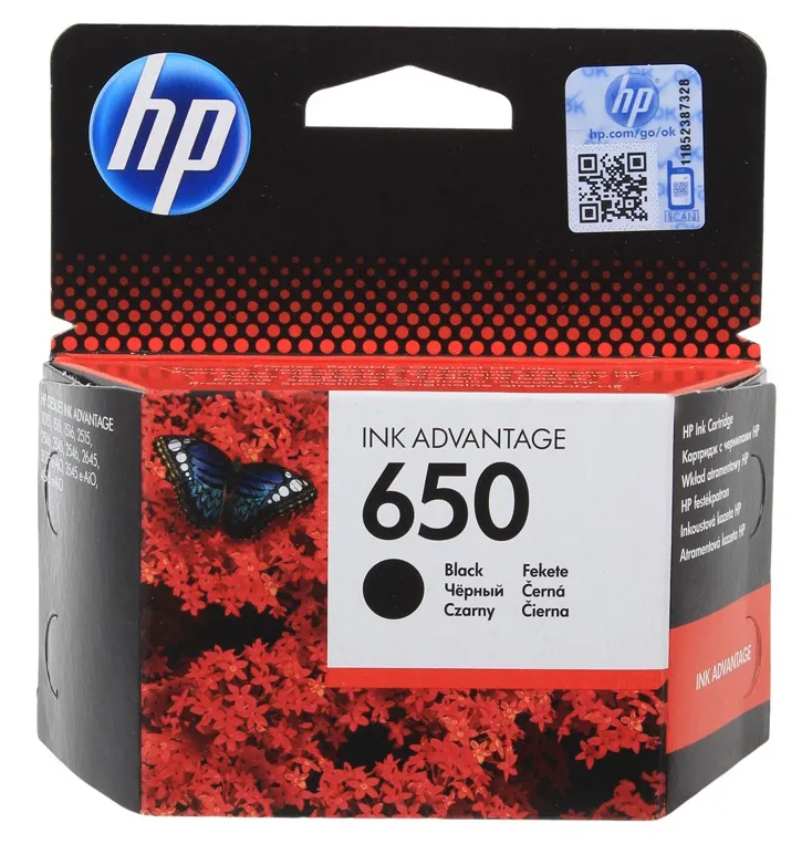 Картридж HP Europe CZ101AE №650 черный
