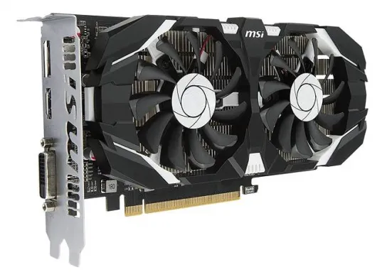 Видеокарта 4Gb MSI GTX 1050 Ti OC
