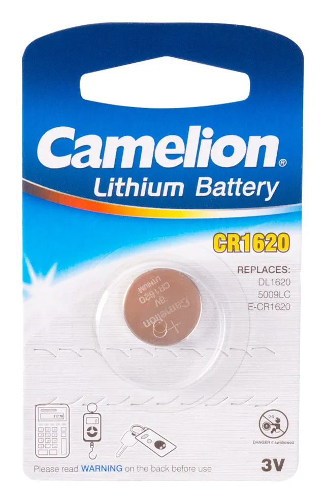 Батарейка CAMELION CR1620-BP1