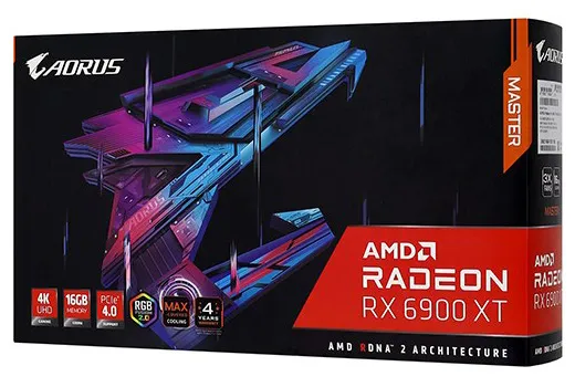 Видеокарта 16 GB Gigabyte RX 6900 XT GV-R69XTAORUS M-16GD 2.0