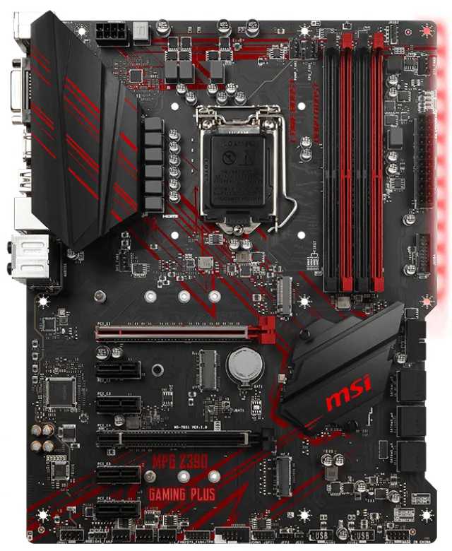 Материнская плата MSI MPG Z390 GAMING PLUS
