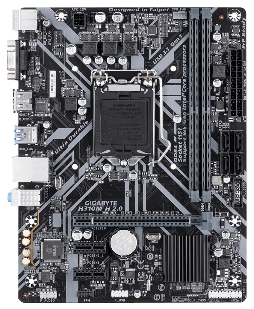 Материнская плата GIGABYTE H310M H 2.0