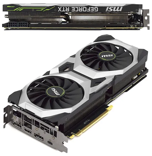 Видеокарта 11 GB MSI GeForce RTX 2080 Ti VENTUS