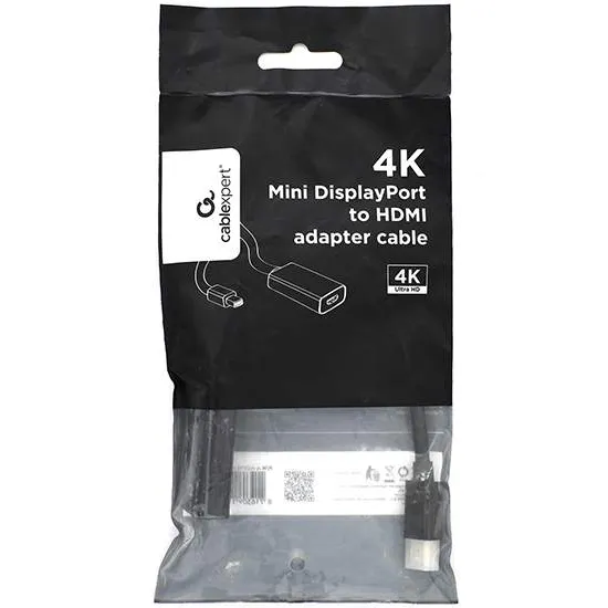 Конвертер Cablexpert A-mDPM-HDMIF4K-01 MiniDisplayPort m - HDMI f