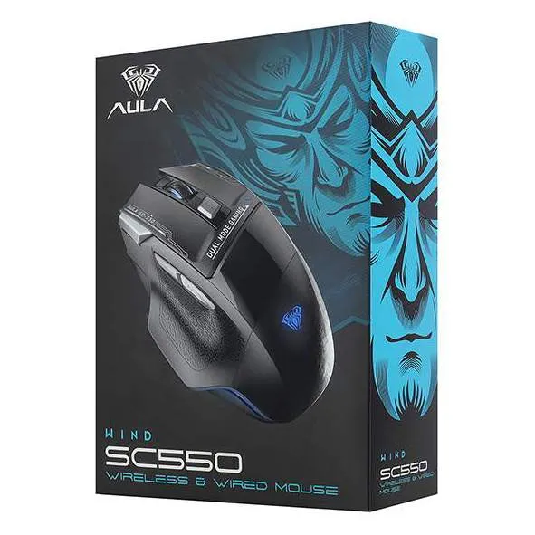 Мышь Aula Wind SC550 Black