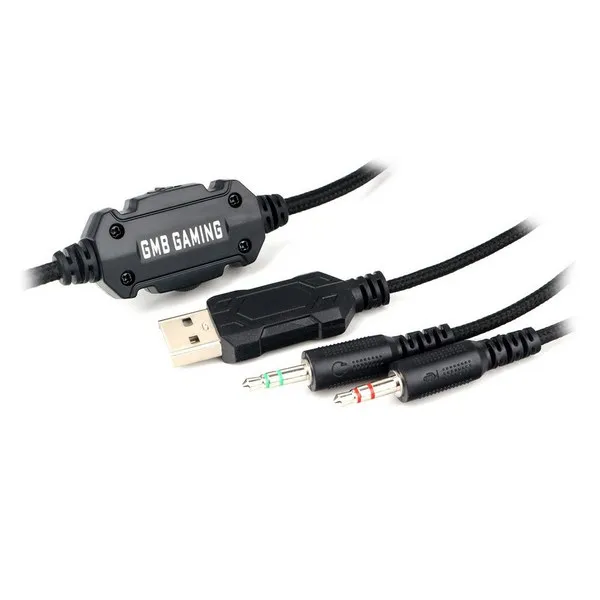 Garnitura Gembird MHS-GX20, 22ohm, 20-20000Hz, 110dB, 2.1m cable, black