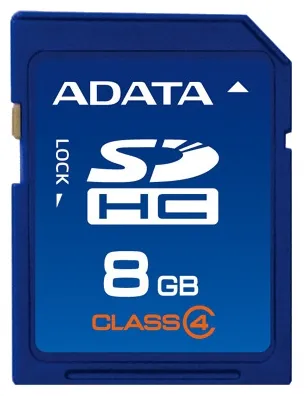 Карта памяти SD ADATA 8Gb ASDH8GCL4-R