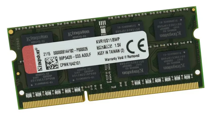 Оперативная память для ноутбука 8 GB Kingston KVR16S11/8WP
