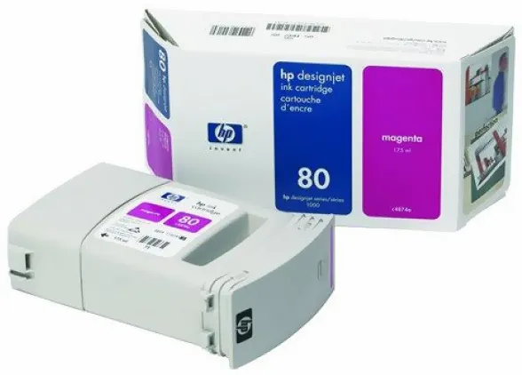 Картридж струйный HP C4847A №80 Magenta