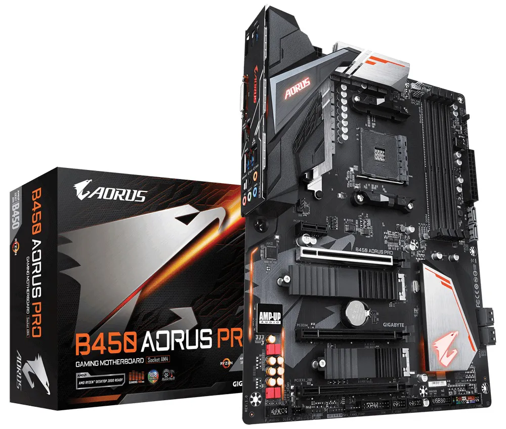 Материнская плата Gigabyte B450 AORUS PRO