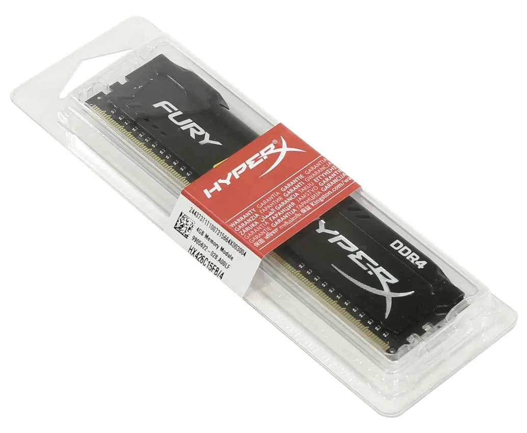 Оперативная память 4 Гб Kingston HyperX Fury HX426C15FB/4